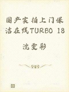 国产实拍上门保洁在线TURBO 18